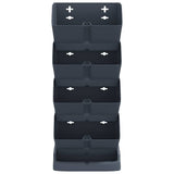 Vidaxl Planned Set 4 St Vertical Polypropène Anthracite Couleur