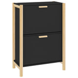 Armoire à chaussures Vidaxl 57.5x33x80 cm Bois de bois de propriété