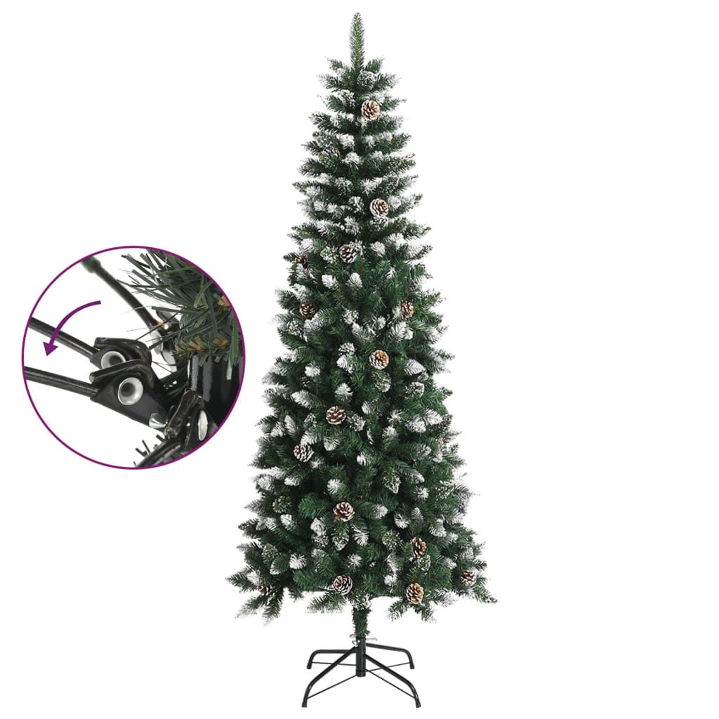 Vidaxl Kunstkerstboom avec Green PVC standard de 210 cm