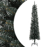 Vidaxl Kunstkerstboom avec un vert PVC étroit standard 210 cm