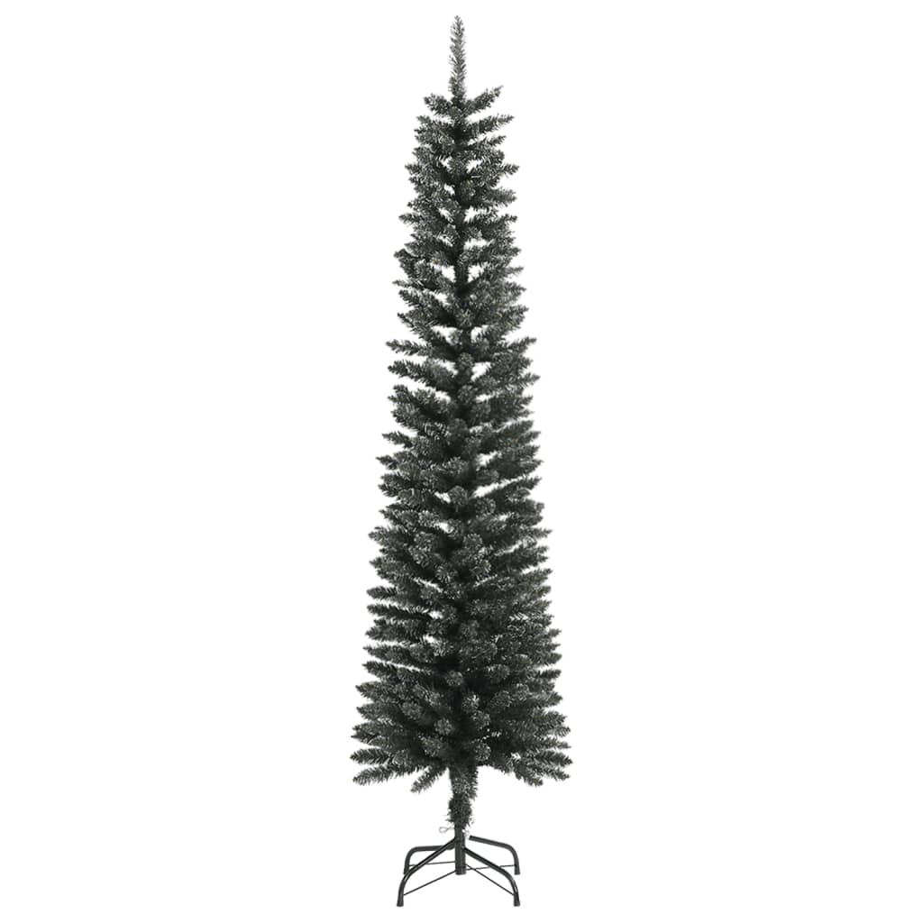Vidaxl Kunstkerstboom avec un vert PVC étroit standard 210 cm