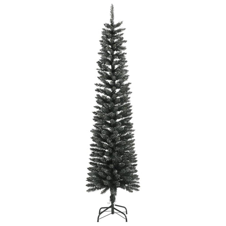Vidaxl Kunstkerstboom avec un vert PVC étroit standard 210 cm