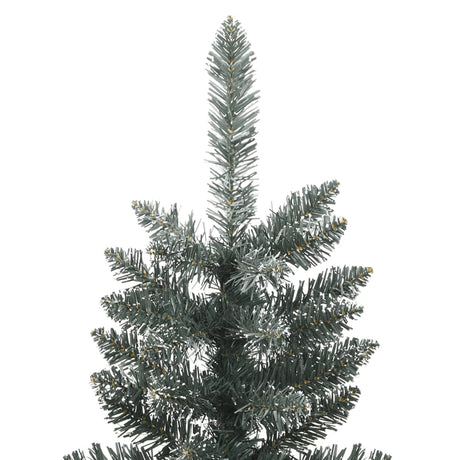 Vidaxl Kunstkerstboom avec un vert PVC étroit standard 210 cm