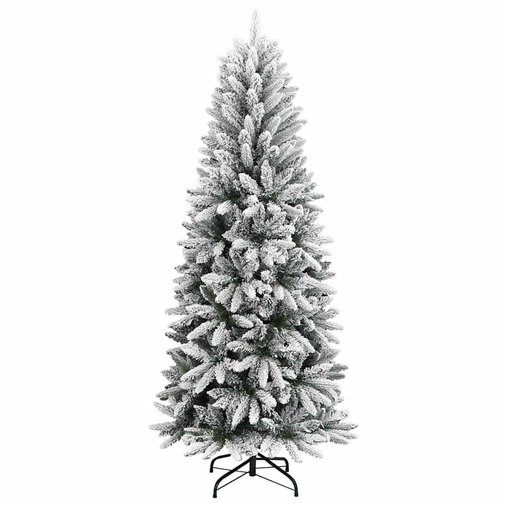 Vidaxl kunstkerstboom avec neige 120 cm en PVC et PE