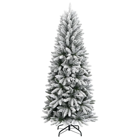 Vidaxl kunstkerstboom met sneeuw 240 cm pvc en pe