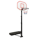 Vidaxl basketstandard 258-363 cm polyeten vit