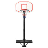 Estándar de baloncesto Vidaxl 258-363 cm de polietileno blanco