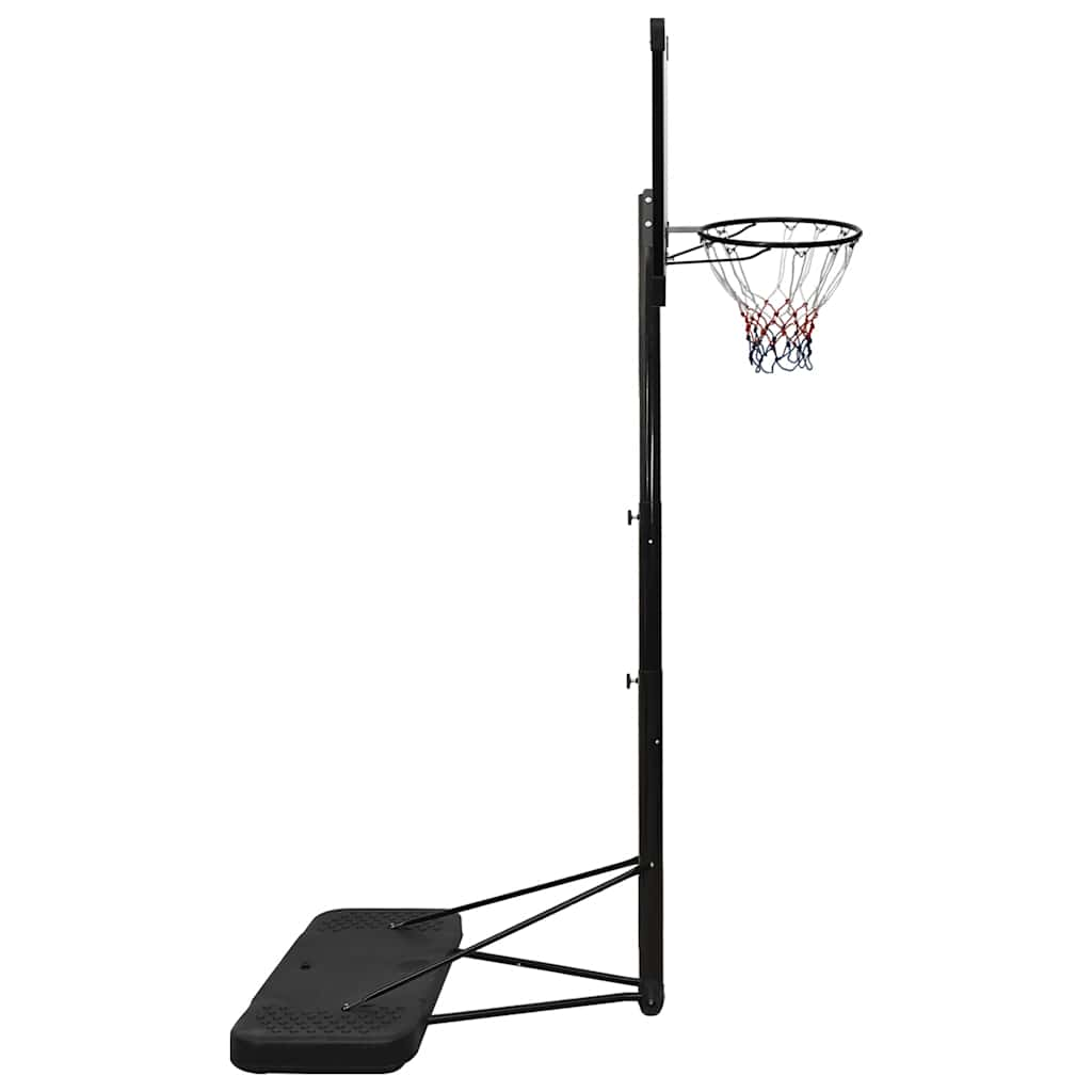 Estándar de baloncesto Vidaxl 256-361 cm de policarbonato transparente