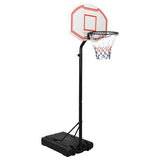 Vidaxl Basketball Standard 237-307 cm Polyethylenweiß