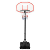 Norme de basket-ball Vidaxl 237-307 cm en polyéthylène blanc