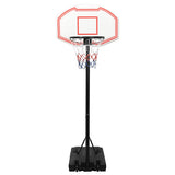 Vidaxl Basketball Standard 237-307 cm Polyethylenweiß