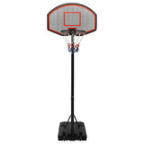 Norme de basket-ball Vidaxl 237-307 cm en polyéthylène