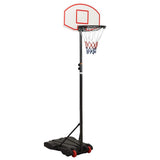 Norme de basket-ball Vidaxl 216-250 cm en polyéthylène blanc
