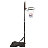 VidaXL Basketball Standard 216-250 cm Polyethylene Black