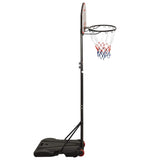 Vidaxl Basketball Standard 216-250 cm Polyéthylène noir