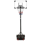 VIDAXL Basketball Standard 216-250 cm Polycarbonate transparent