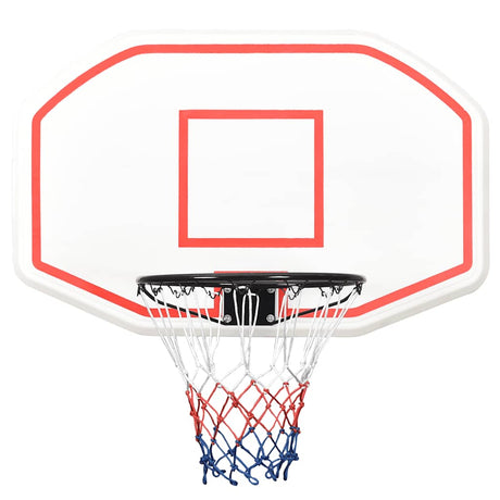 Vidaxl Basketball Board 109x71x3 cm en polyéthylène blanc