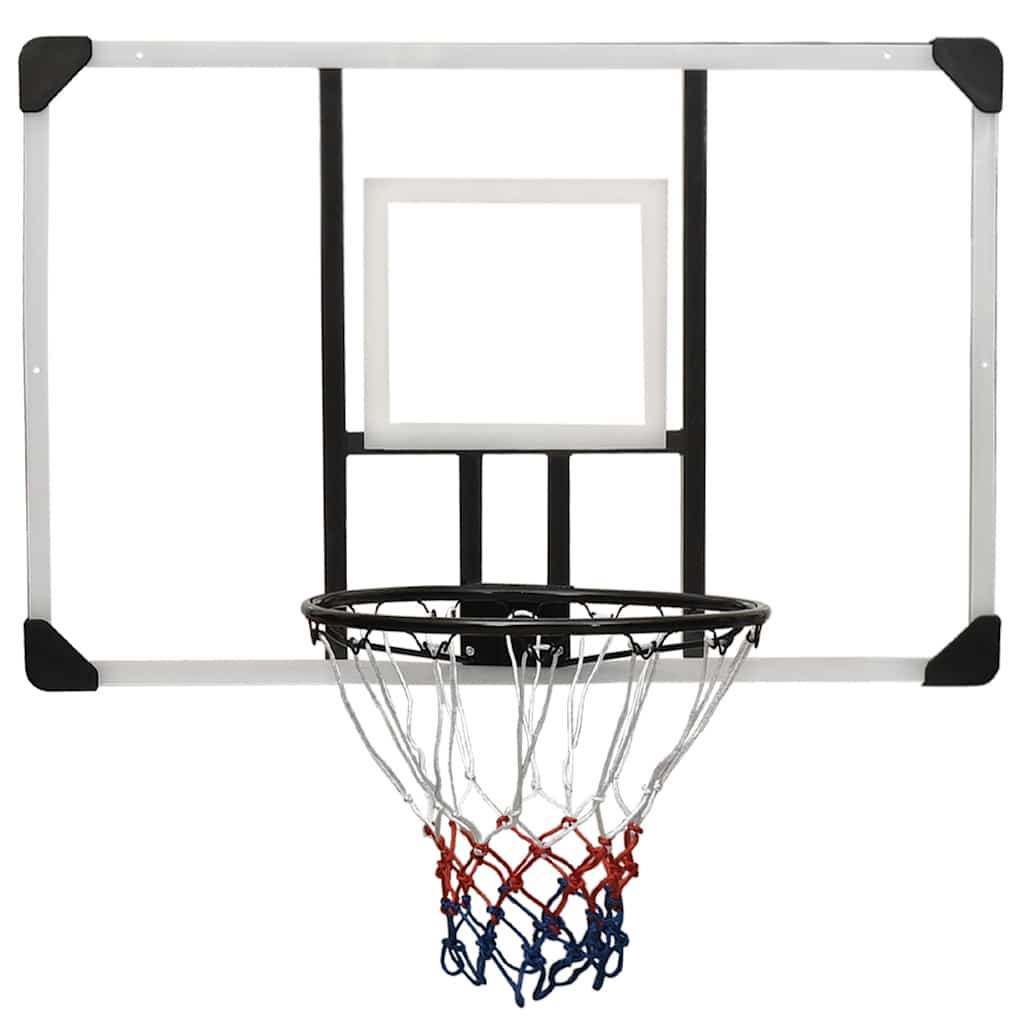 Vidaxl Basketball Board 106x69x3 cm in policarbonato trasparente