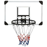 Vidaxl Basketball Board 71x45x2,5 cm Polycarbonate transparent