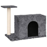 Vidaxl cat furniture with sisal scratching 51 cm dark gray