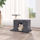 Muebles de gato de Vidaxl con rasguños sisal 51 cm de gris oscuro