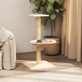 Vidaxl Cat Furniture con Sisal Scratching Post 74 cm Cream