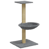 Vidaxl cat furniture with sisal scratching post 74 cm light gray