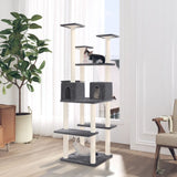 Vidaxl Cat Furniture avec Sisal Scratch Posts 167 cm Gris foncé