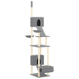 Vidaxl Cat Furniture Floor au plafond 277-303 cm gris clair