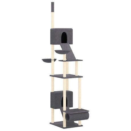 Vidaxl Cat Furniture Floor au plafond 277-303 cm gris foncé