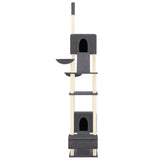 Vidaxl Cat Furniture Floor au plafond 277-303 cm gris foncé