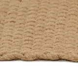 Vidaxl tapis rectangulaire 160x230 cm jute naturel