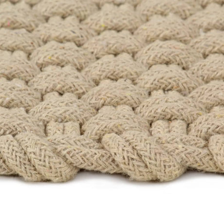 Vidaxl rectangulaire 160x230 cm coton naturel