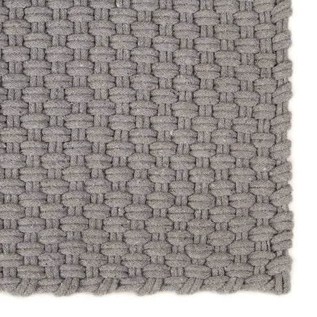 Vidaxl rectangulaire 160x230 cm gris coton