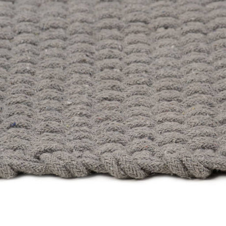 Vidaxl rectangulaire 160x230 cm gris coton