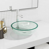 Vidaxl Washbasin 35x12 cm en verre trempé transparent