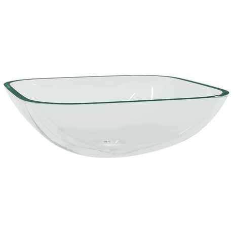 Vidaxl Washbasin 42x42x14 cm Verre transparent
