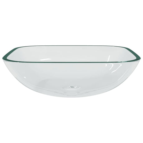 Vidaxl Washbasin 42x42x14 cm Verre transparent