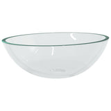 Vidaxl Washbasin 50x37x14 cm Verre transparent