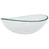 Vidaxl Washbasin 54.5x35x15,5 cm Verre durci transparent