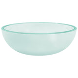 Vidaxl Washbasin 35x12 cm en verre trempé mat
