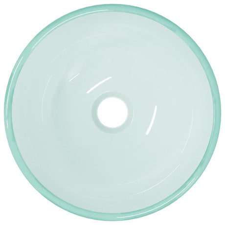 Vidaxl Washingin 30x12 cm en verre trempé mat