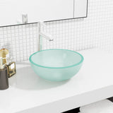 Vidaxl Washingin 30x12 cm en verre trempé mat