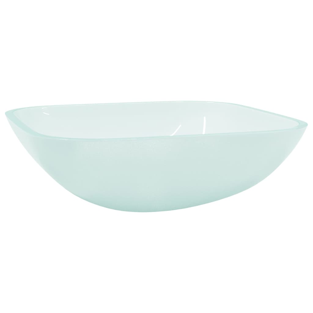 Vidaxl Washbasin 42x42x14 cm szklany mat