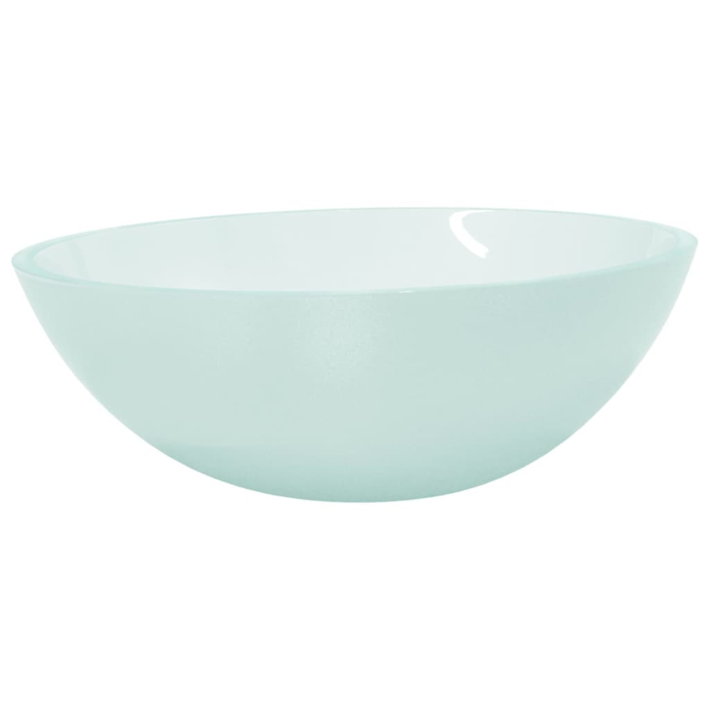 Vidaxl Washbasin 50x37x14 cm szklany mat