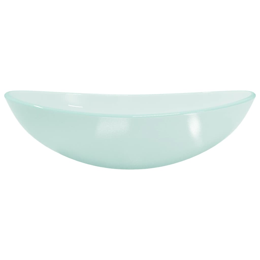 Washbasin vidaxl 54.5x35x15.5 cm hartowany szklany matę