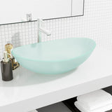 Washbasin vidaxl 54.5x35x15.5 cm hartowany szklany matę