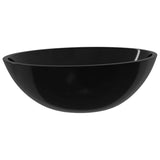 Vidaxl Washbasin 50x37x14 cm en verre noir