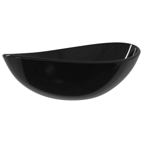 Vidaxl Washingin 54.5x35x15,5 cm en verre trempé noir
