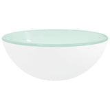 Vidaxl Washingin 30x12 cm Blanc de verre trempé